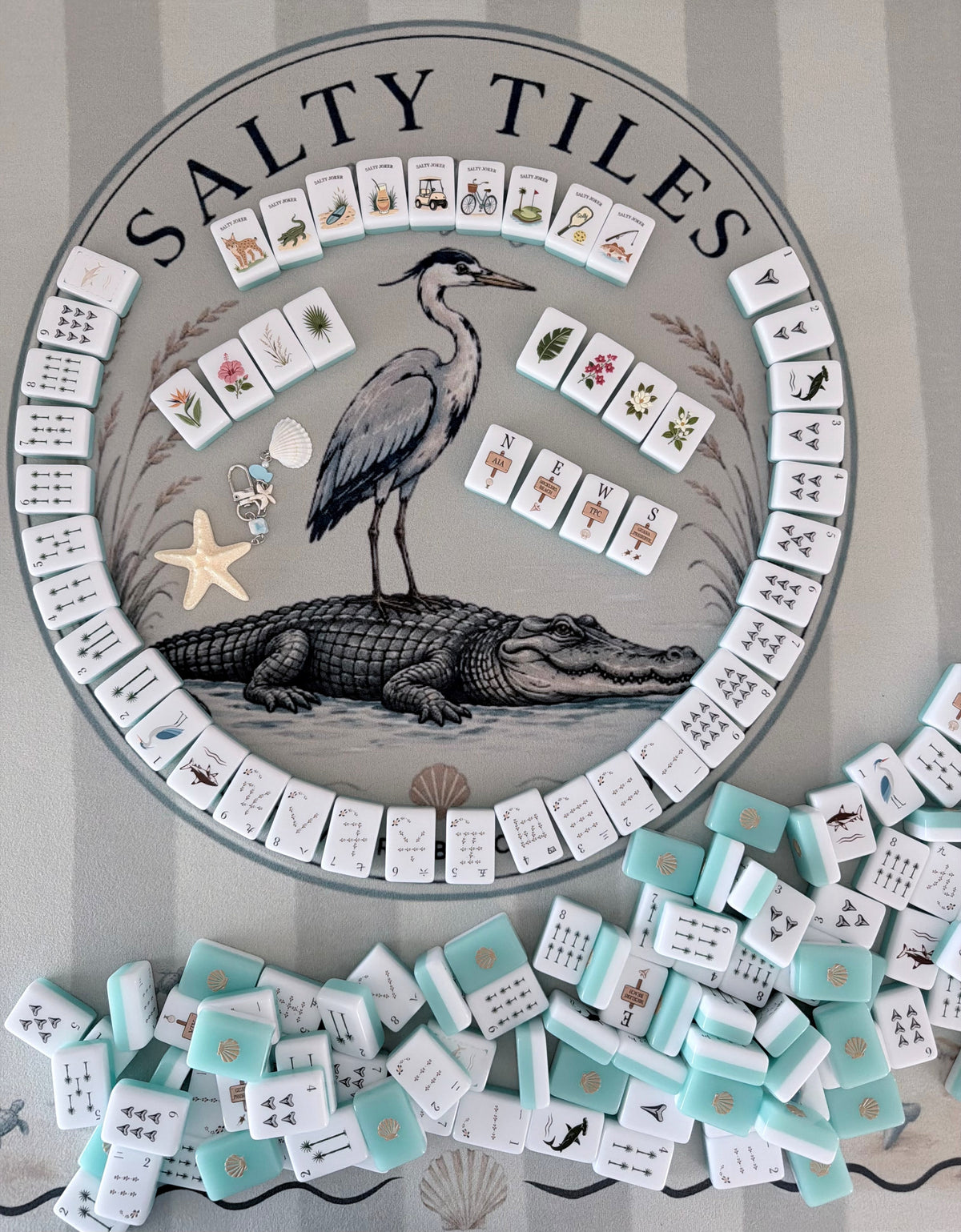Ponte Vedra Beach Life Mahjong Set