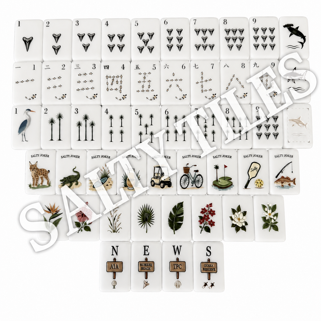 Ponte Vedra Beach Life Mahjong Set